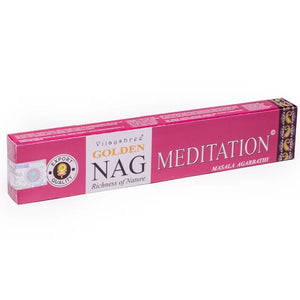 Incenso Golden Nag Meditation