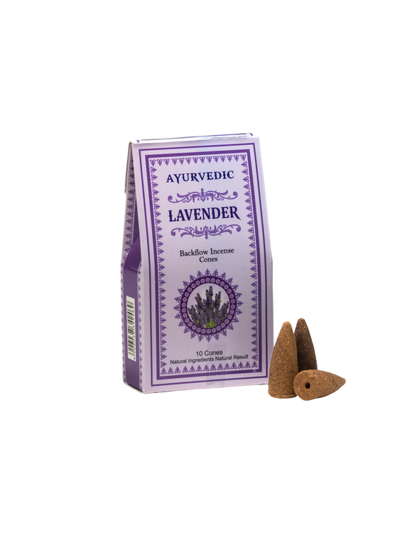 Coni díncenso ayurvedici Lavanda