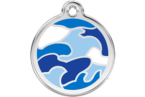 MEDAGLIA: SMALTO MIMETICO AZZURRO (disponibile in 3 formati)