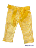 PANTALONI GIALLI TAGLIA 86 CM