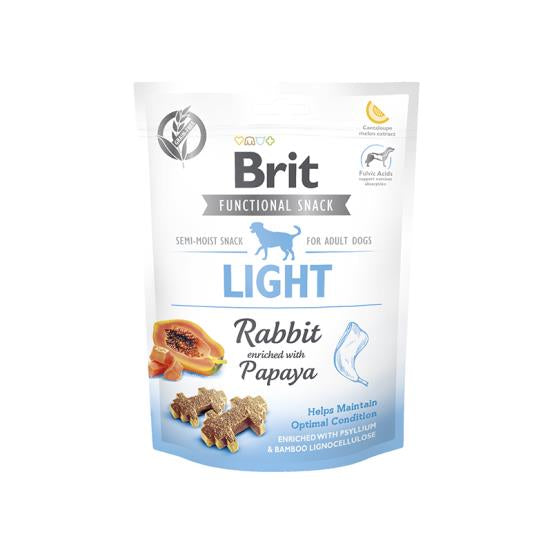 BRIT CARE: Functional Snack Light - Rabbit enriched with Papaya 150 g