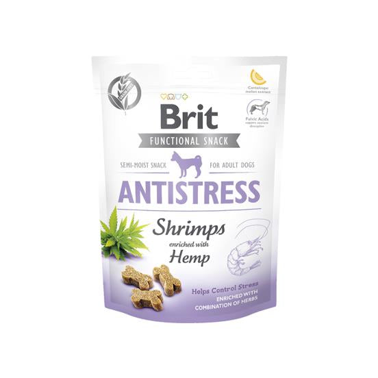 BRIT CARE: Functional Snack Antistress - Shrimps enriched with Hemp 150 g