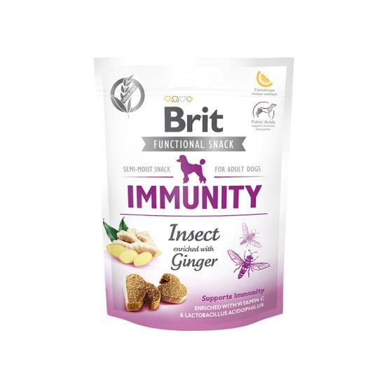 BRIT CARE: Functional Snack Immunity - Insect enriched with Ginger 150 g