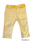 PANTALONI GIALLI TAGLIA 86 CM