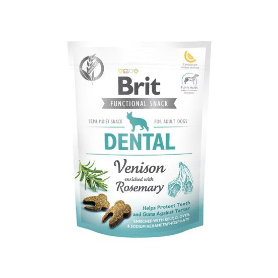 BRIT CARE: Functional Snack Dental - Venison enriched with Rosemary 150